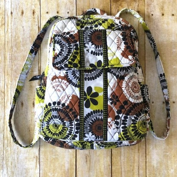 Vera Bradley Handbags - VERA BRADLEY COCOA MOSS BACKPACK